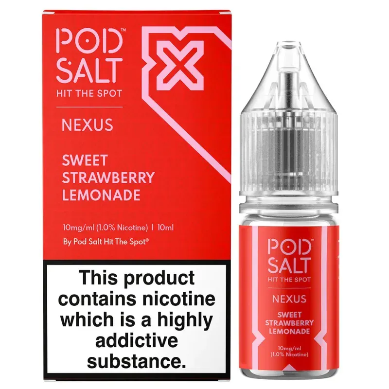 Pod Salt - Sweet Strawberry Lemonade (Fusion - 10ml)