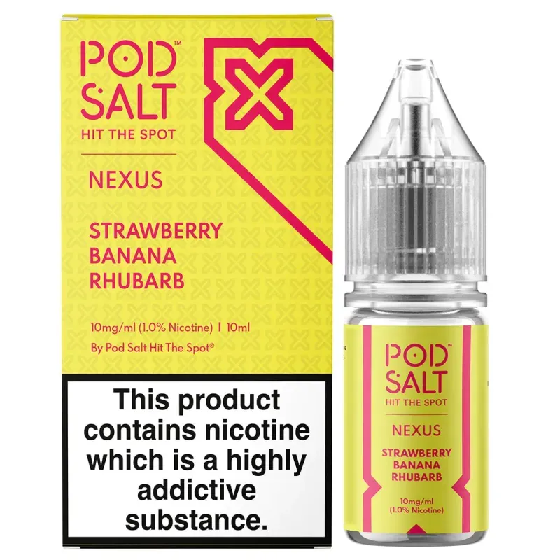 Pod Salt - Strawberry Banana Rhubarb (Fusion - 10ml)