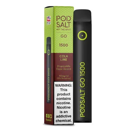 Pod Salt - Go Cola Lime (1500 Puffs)