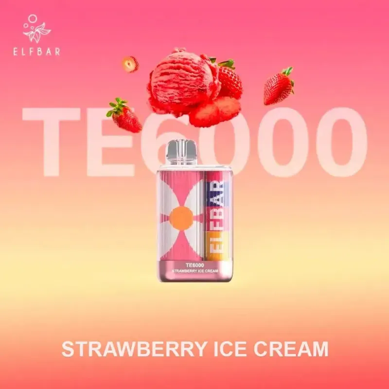 Elf Bar - TE Strawberry Ice Cream (6000 Puffs)