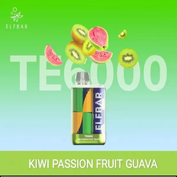 Elf Bar - TE Kiwi Passion Fruit Guava (6000 Puffs)