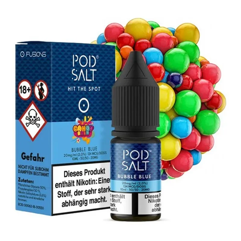 Pod Salt - Bubble Blue (Fusion - 10ml)