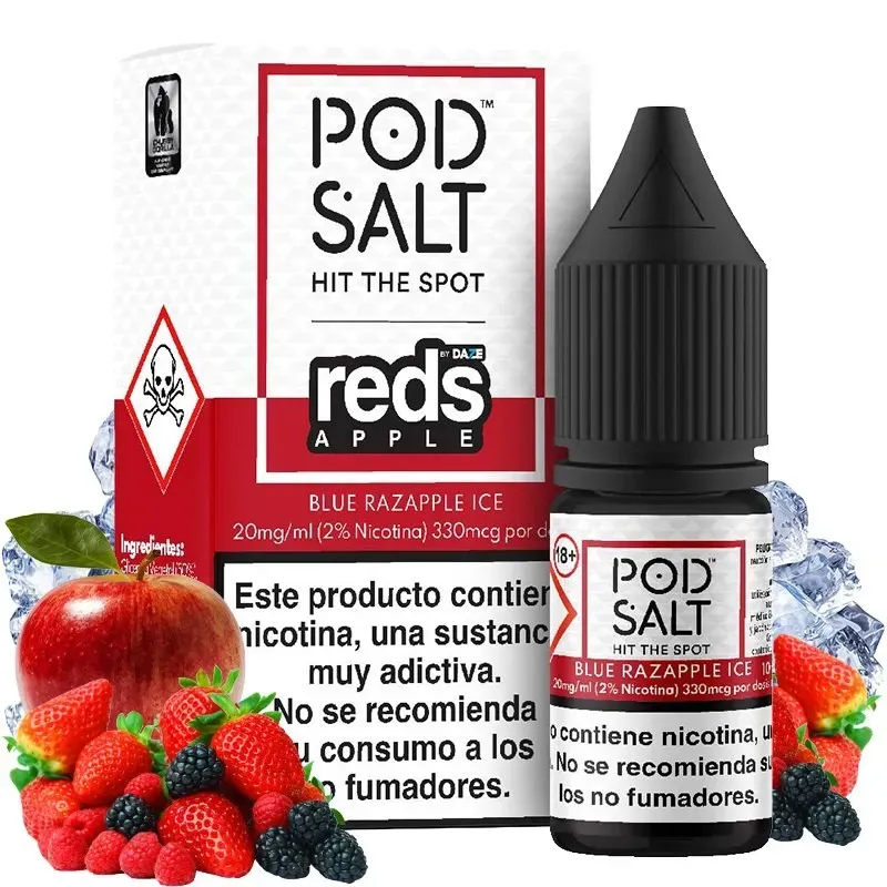 Pod Salt - Blue Razapple Ice (Fusion - 10ml)