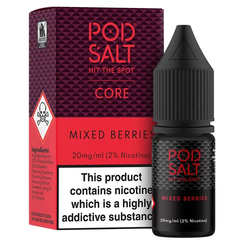 Pod Salt - Mixed Berries (Core - 10ml)