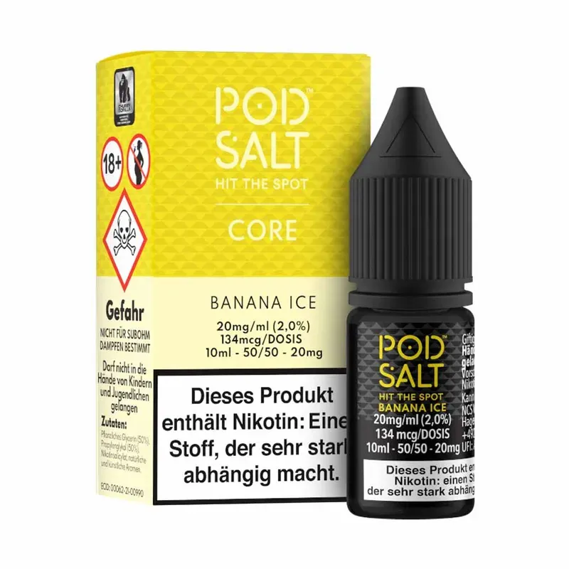 Pod Salt - Banana Ice (Core - 10ml)