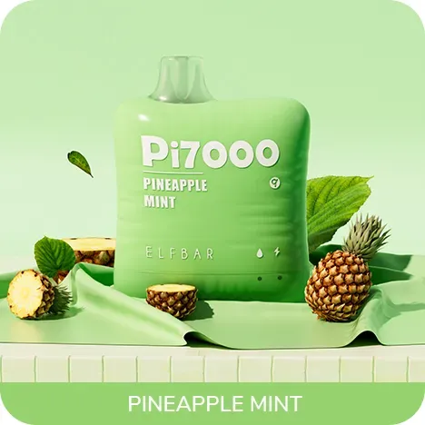 Elf Bar - Pi Pineapple Mint (7000 Puffs - 17ml)