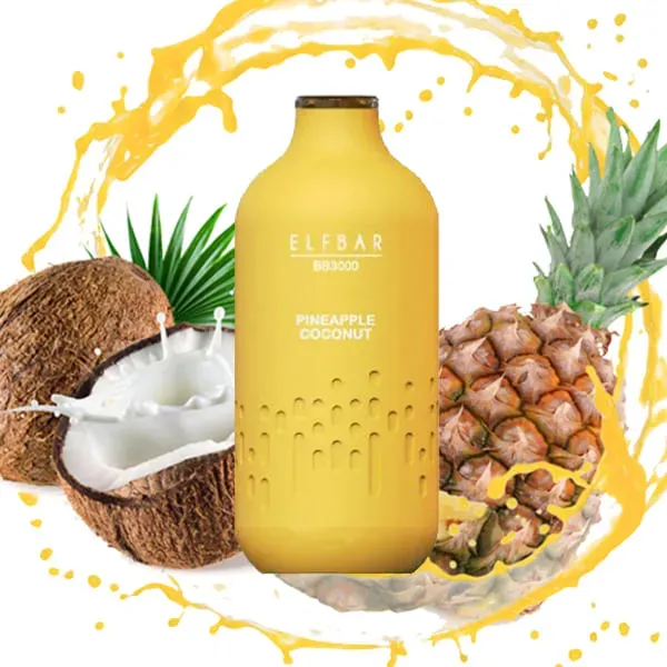Elf Bar - BB Pineapple Coconut (3000 Puffs - Mono)