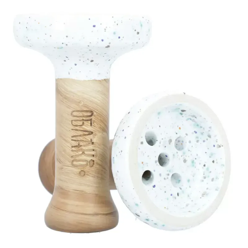 Oblako - Black Glaze Top (White)