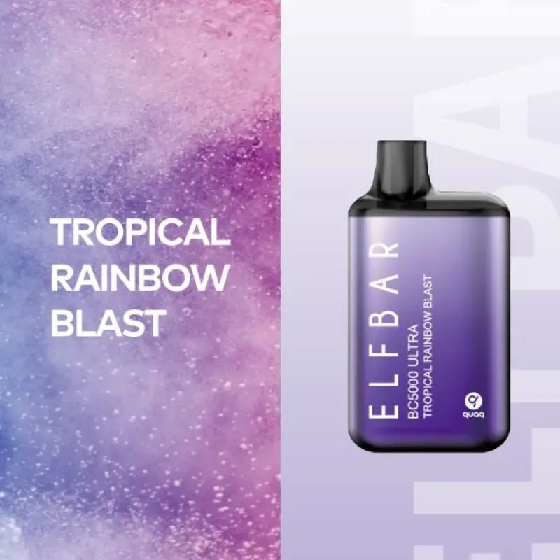 Elf Bar - BC Tropical Rainbow Blast (5000 Puffs - Ultra)