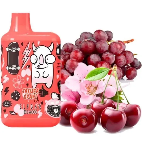 Elf Bar - BC Sakura Grape (4000 Puffs - Limited)