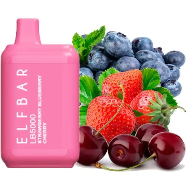 Elf Bar - LB Strawberry Blueberry Cherry (5000 Puffs - Mono)