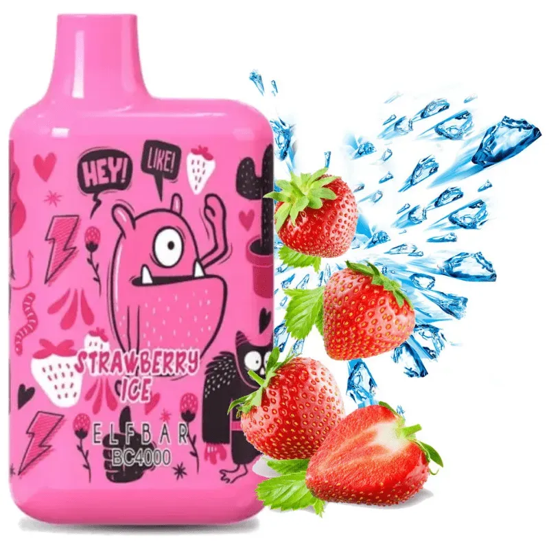 Elf Bar - BC Strawberry Ice (4000 Puffs - Limited)