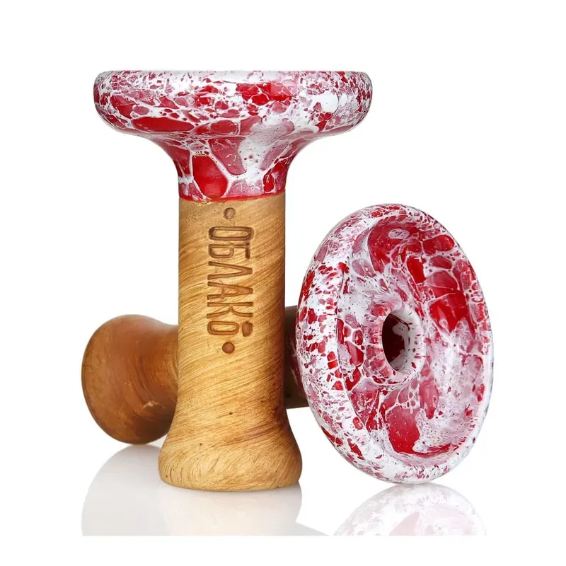 Oblako - Glaze Top L (Red Marble)