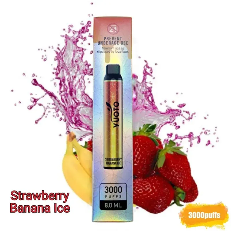 Yuoto - Strawberry Banana Ice (3000 Puffs)