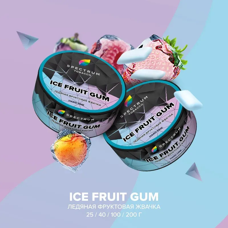 Spectrum - Ice Fruit Gum (Hard Line - 100g)