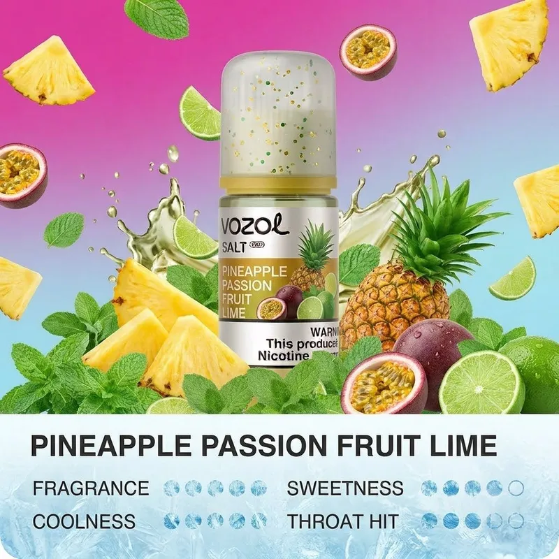 Vozol - Pineapple Passion Fruit Lime (5% nic - 30ml)