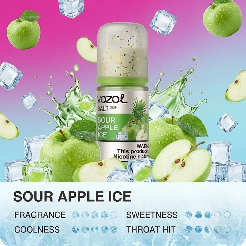 Vozol - Sour Apple Ice (5% nic - 30ml)
