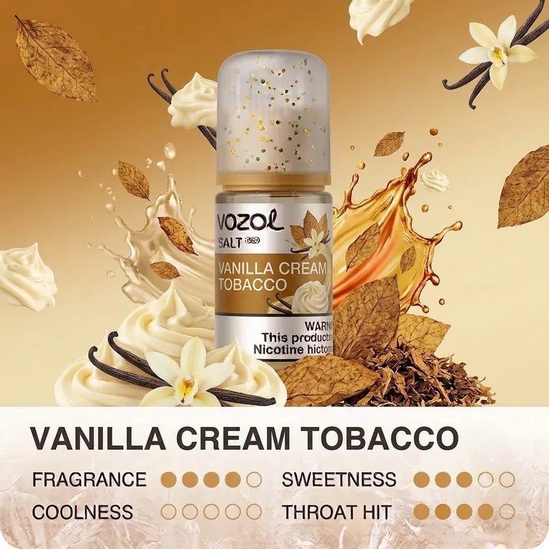 Vozol - Vanilla Cream Tobacco (5% nic - 30ml)