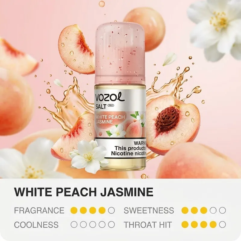 Vozol - White Peach Jasmine (5% nic - 30ml)