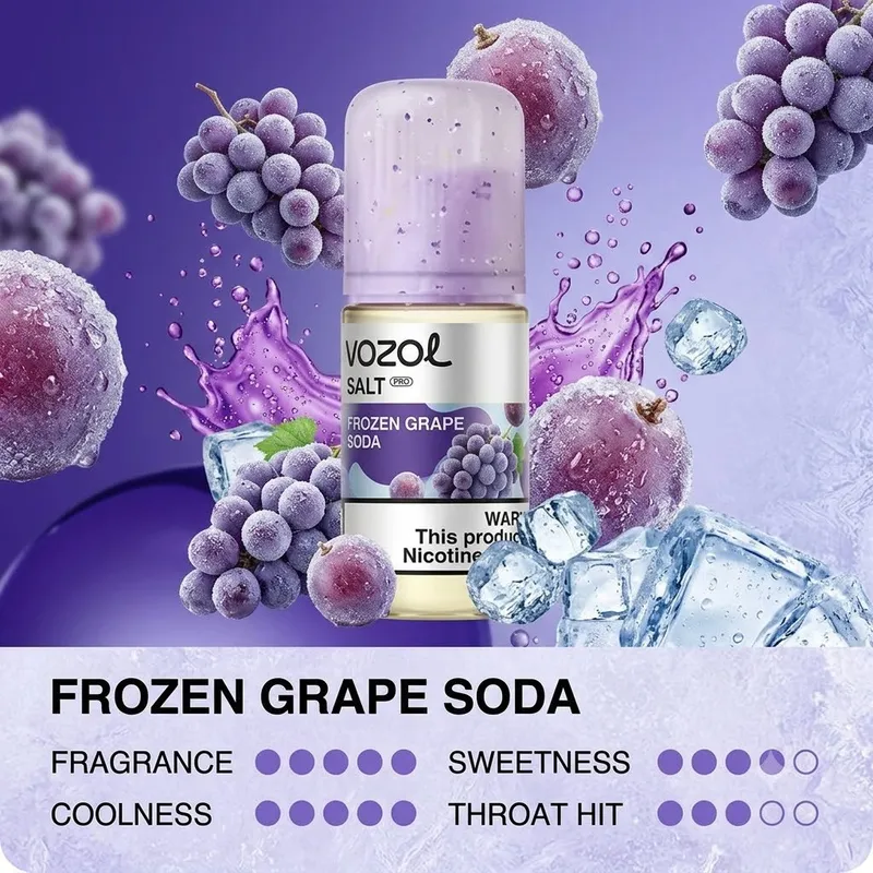 Vozol - Frozen Grape Soda (5% nic - 30ml)