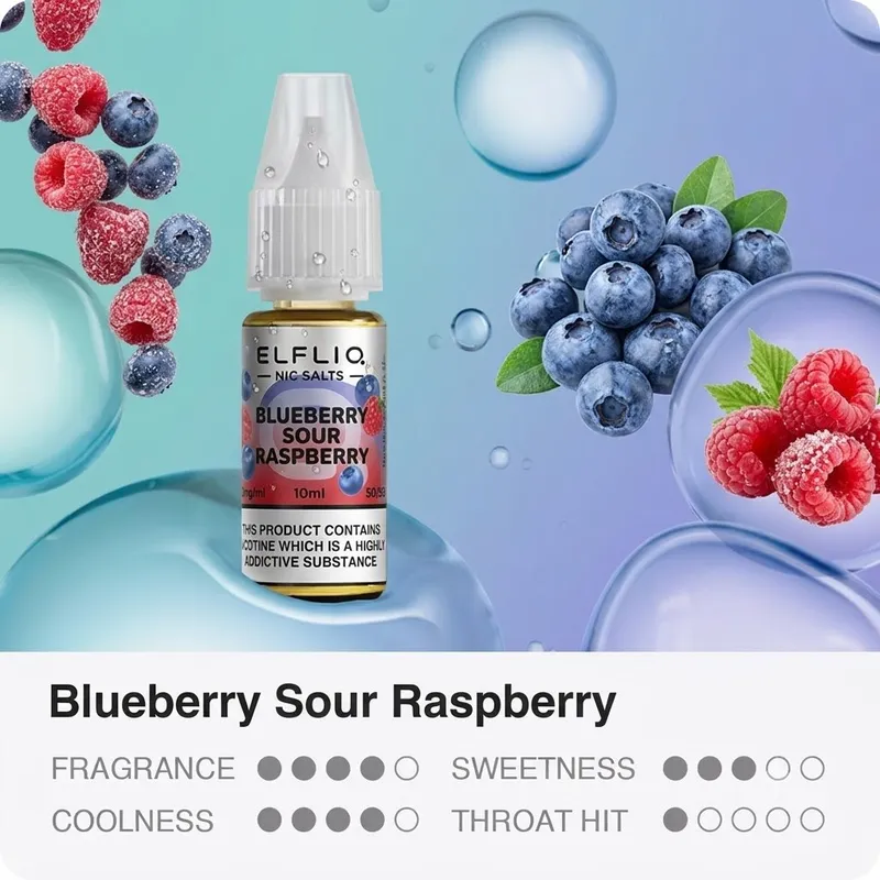ELFLIQ - Blueberry Sour Raspberry (5% nic - 30ml)