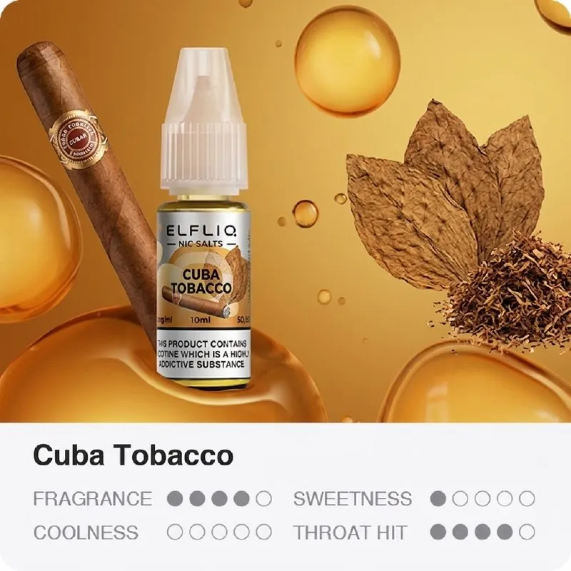 ELFLIQ - Cuba Tobacco (5% nic - 30ml)