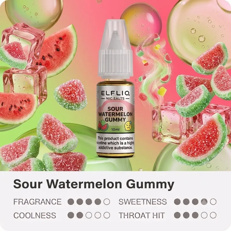 ELFLIQ - Sour Watermelon Gummy (5% nic - 30ml)