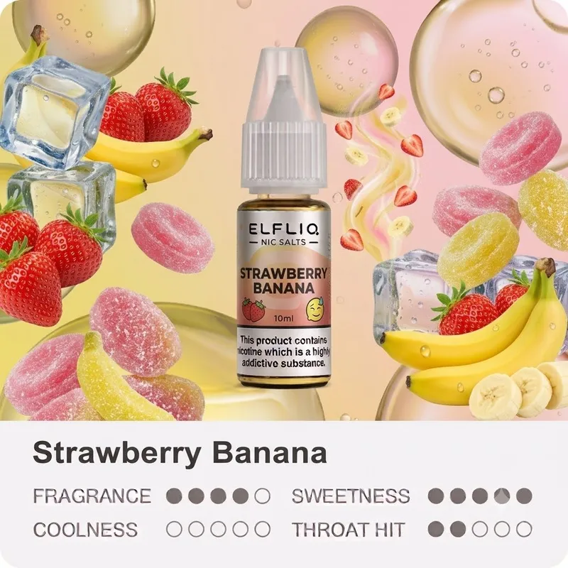 ELFLIQ - Strawberry Banana (5% nic - 30ml)