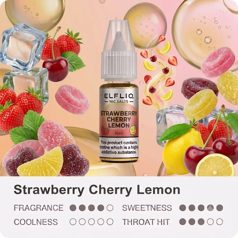 ELFLIQ - Strawberry Cherry Lemon (5% nic - 30ml)