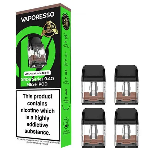 Vaporesso - Corex 3.0 XROS 2ml, 0,4Ω (x4)