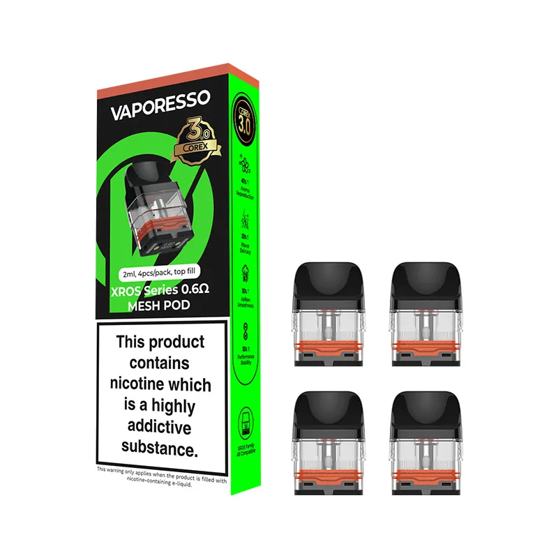 Vaporesso - Corex 3.0 XROS 2ml, 0,6Ω (x4)