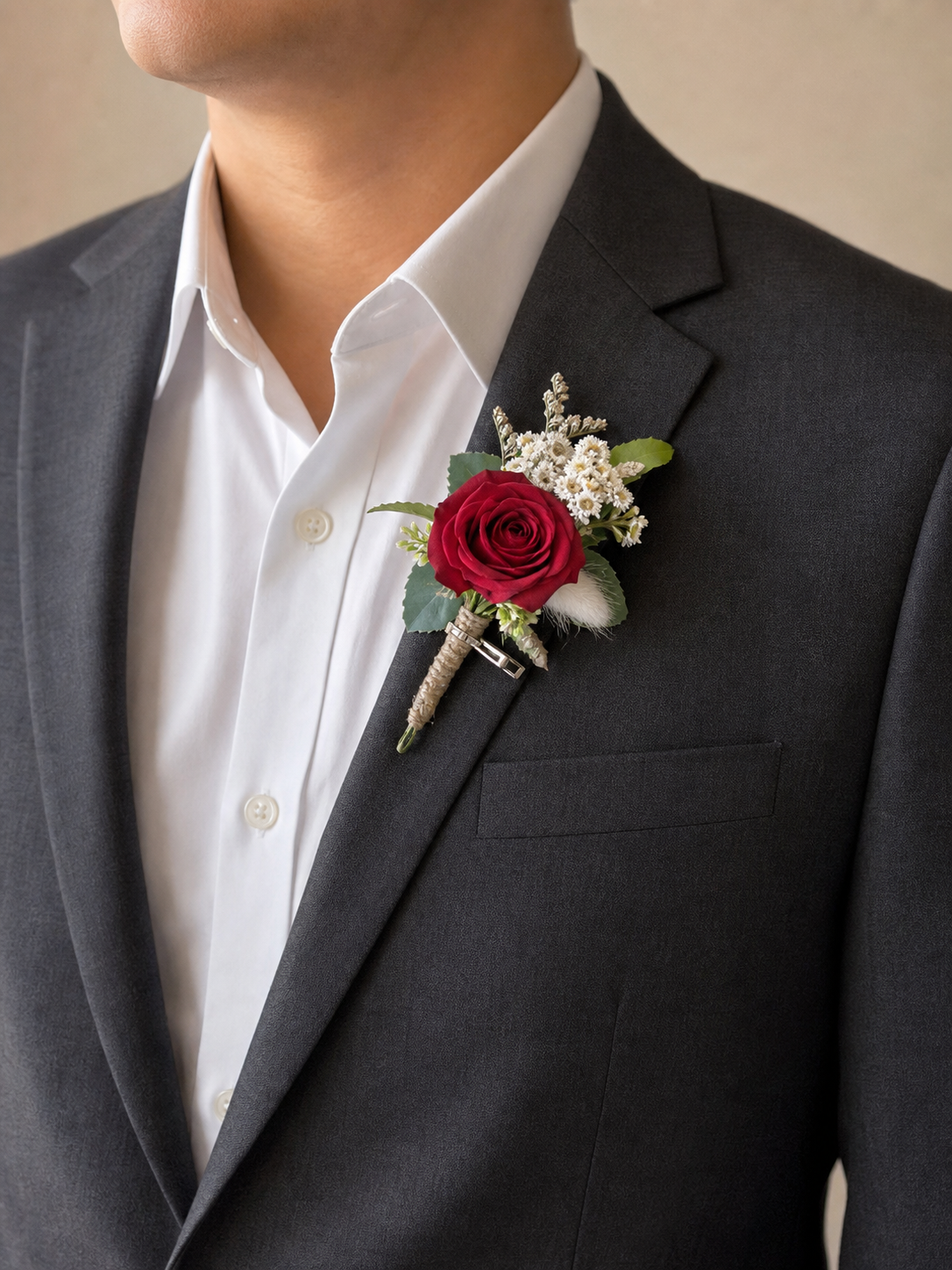 Crimson Rose Corsage thumbnail 4