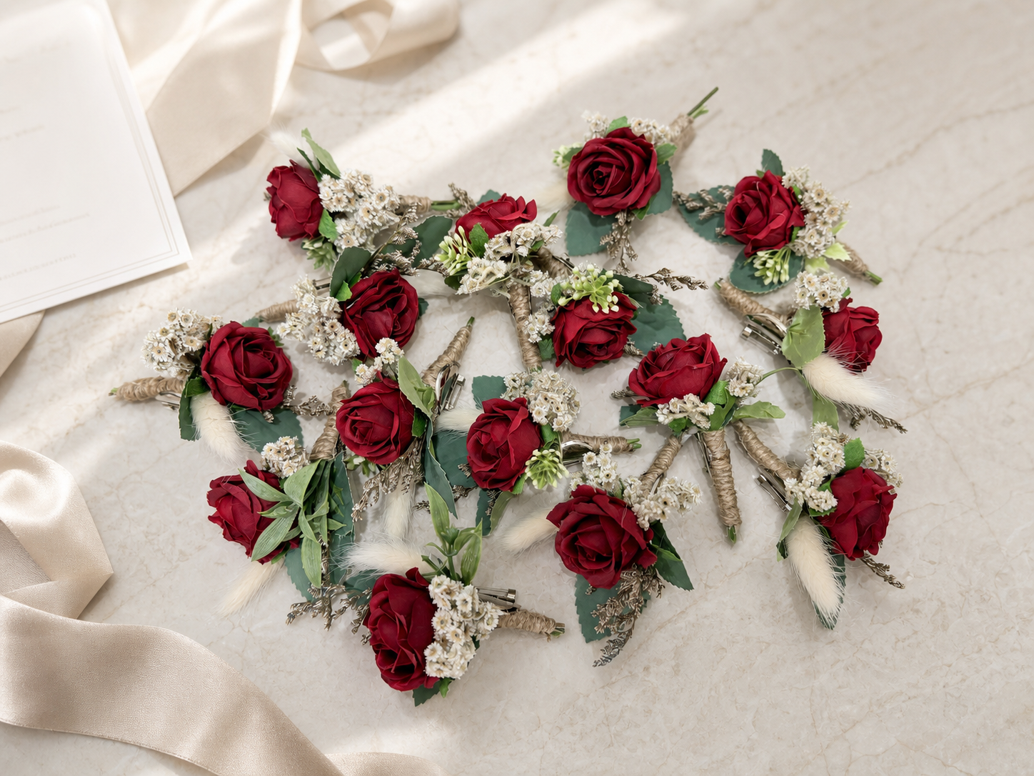 Crimson Rose Corsage thumbnail 5