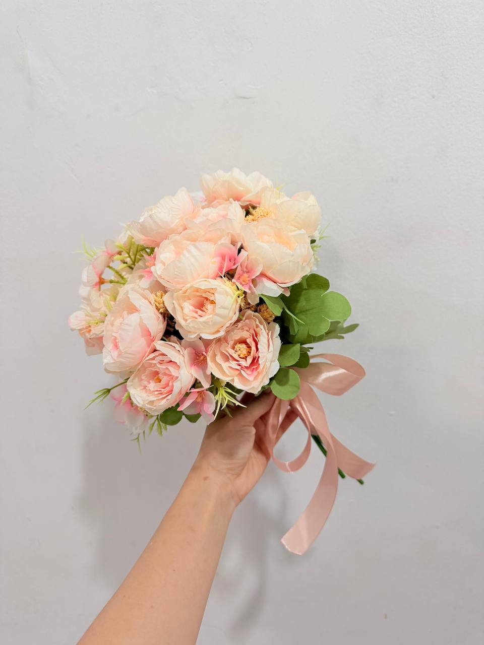 Blush Satin Bouquet thumbnail 6
