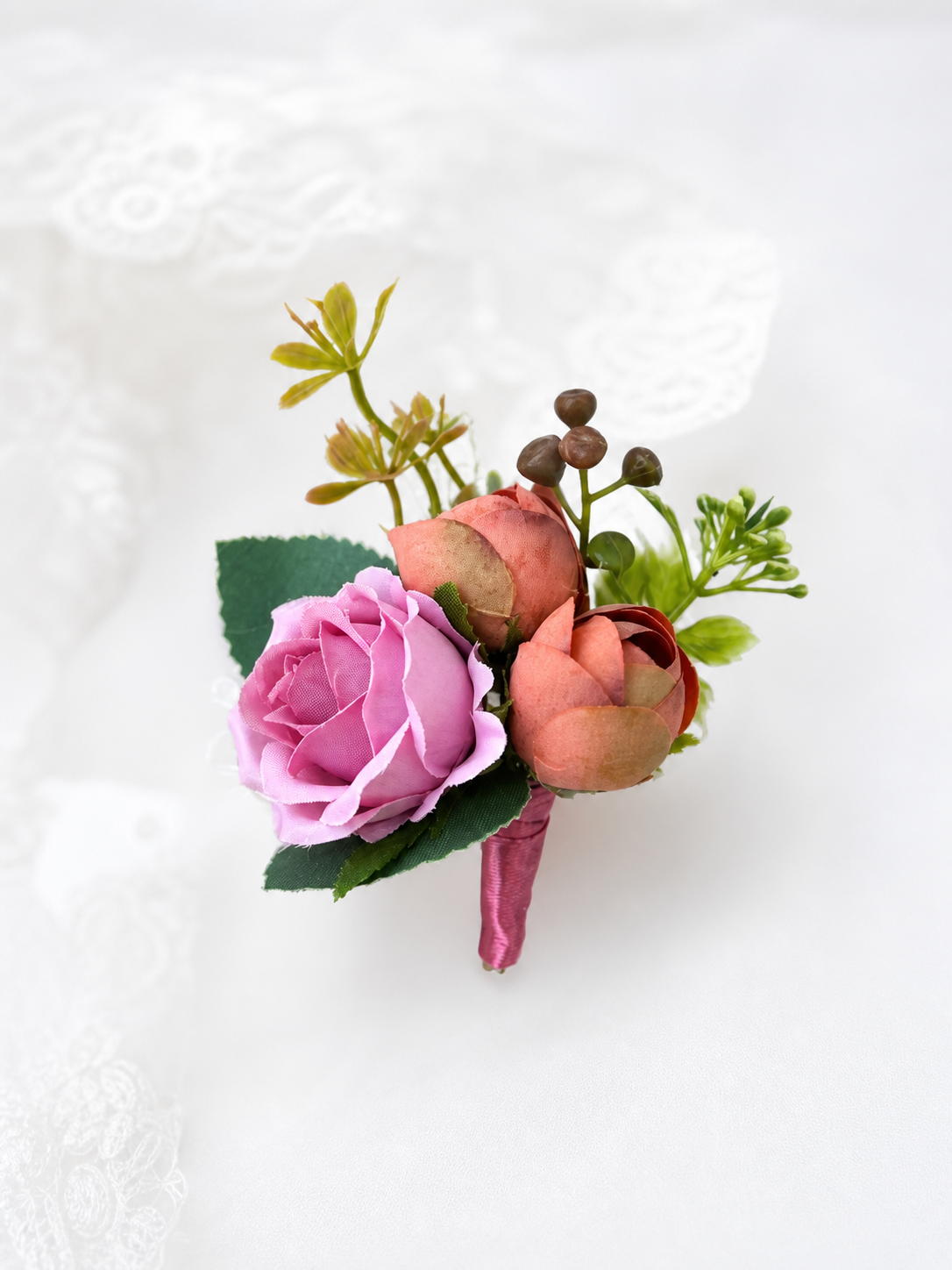 Blush Petal Corsage