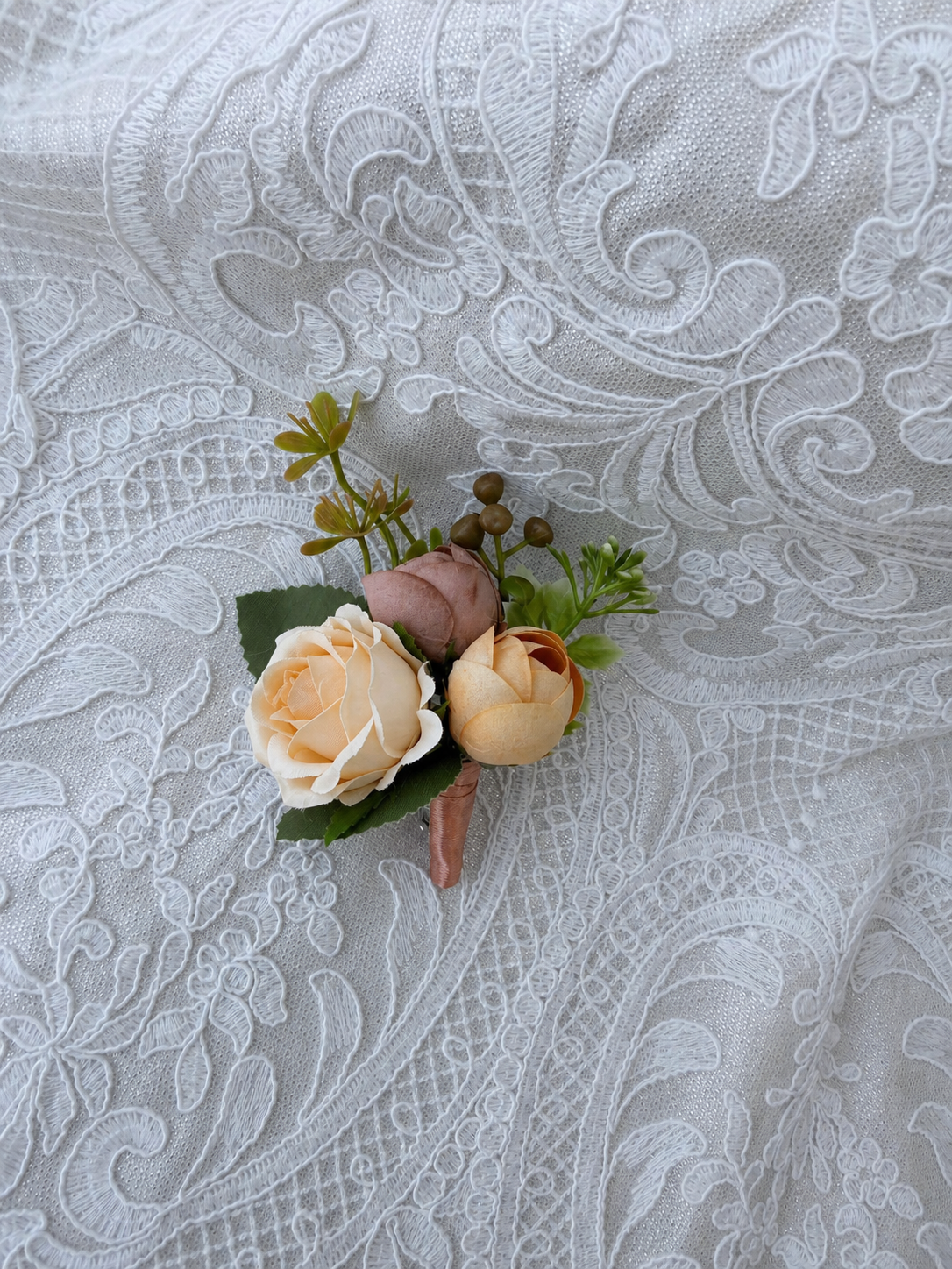 Blush Petal Corsage thumbnail 3