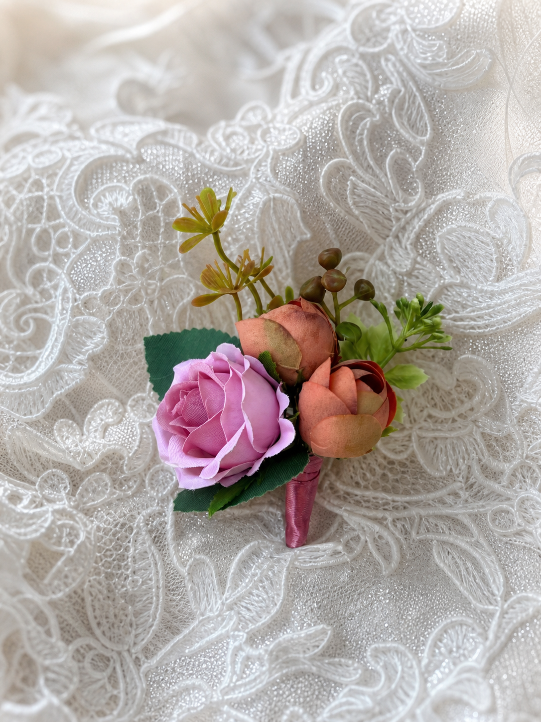 Blush Petal Corsage thumbnail 5