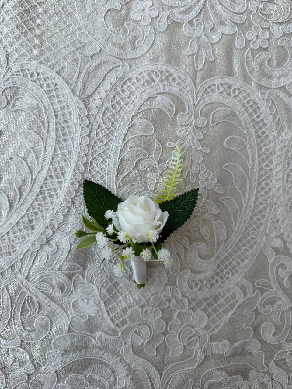 Ivory Rose Corsage thumbnail 6