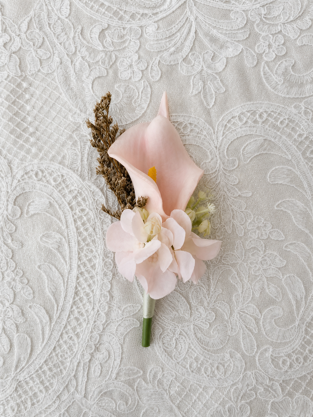 Ivory Calla Corsage thumbnail 3