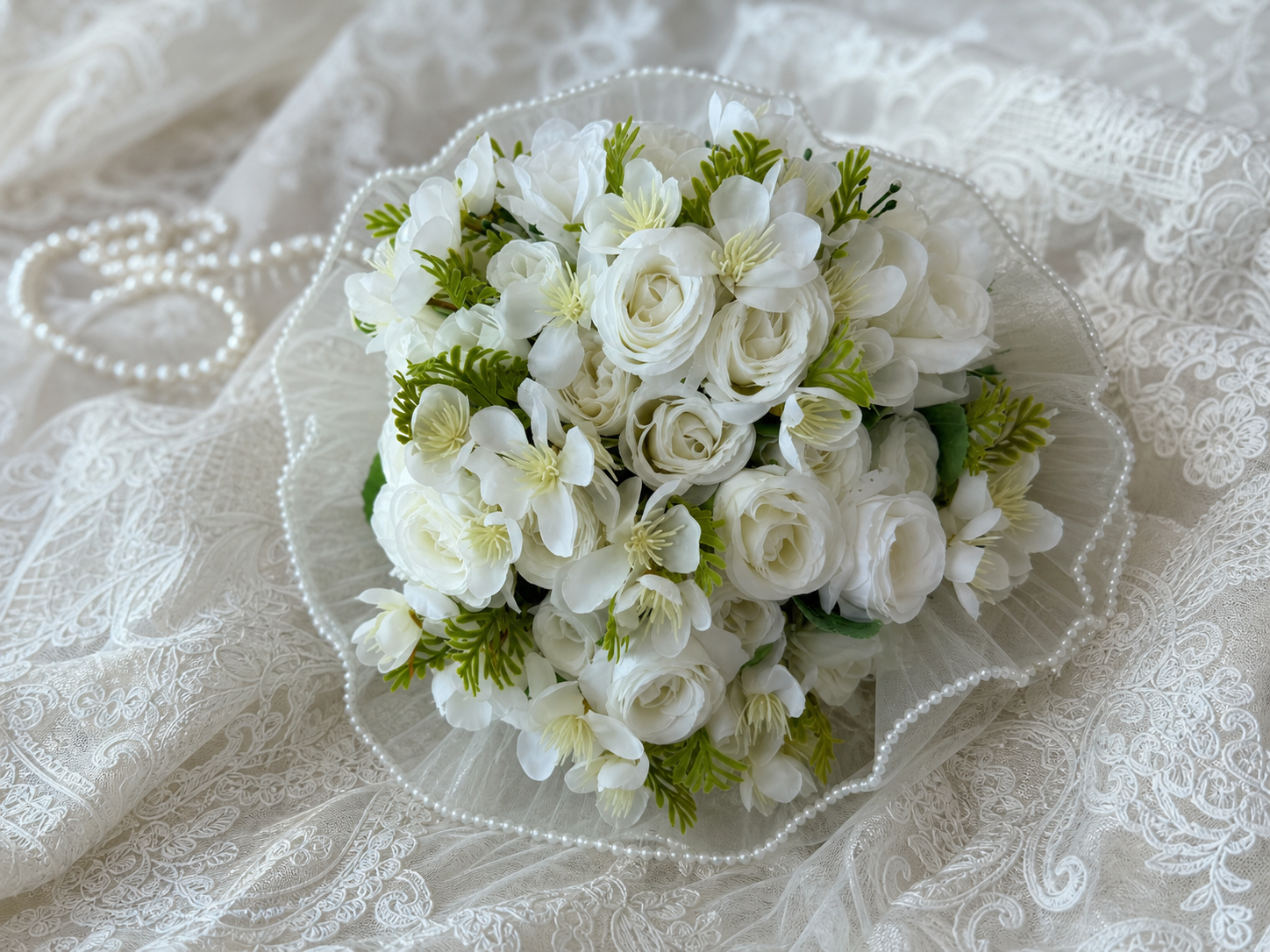 Ivory Pearl Bouquet thumbnail 5