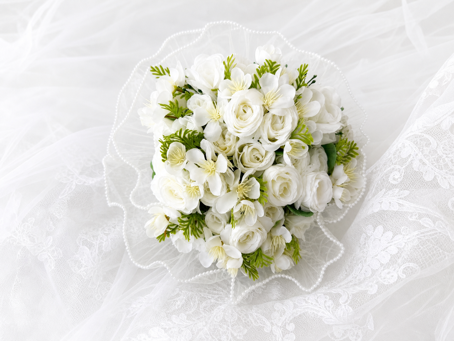 Ivory Pearl Bouquet
