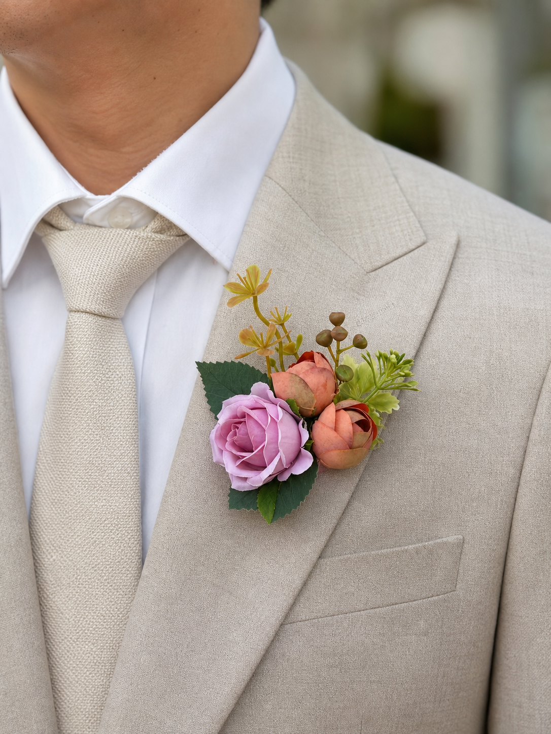 Blush Lilac Corsage thumbnail 4