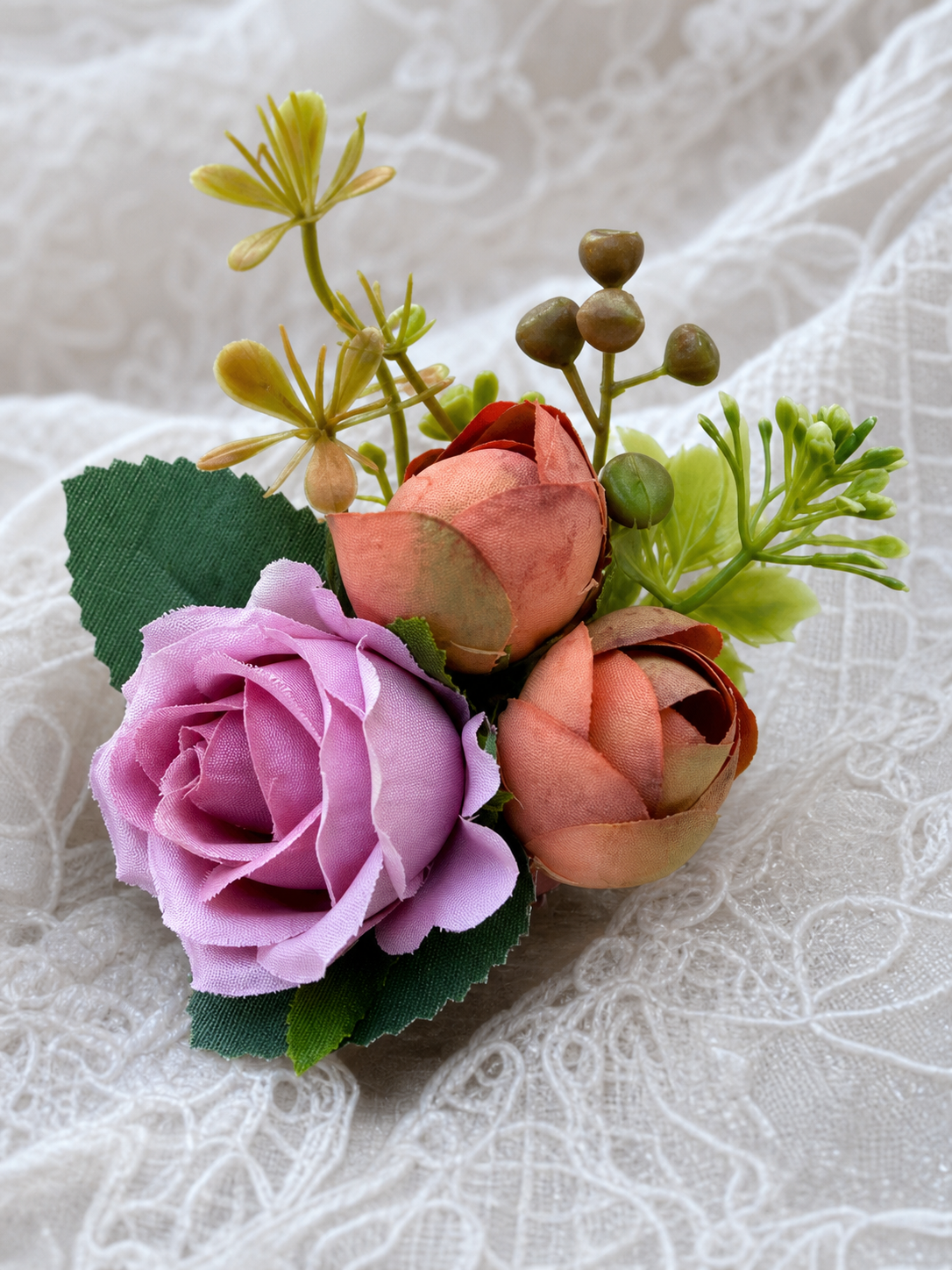Blush Lilac Corsage thumbnail 2