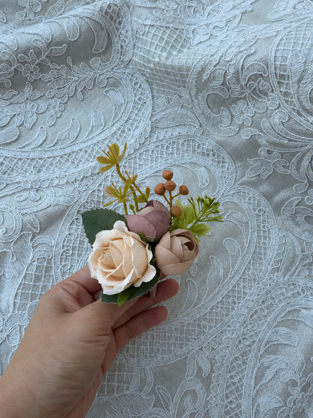 Blush Lilac Corsage thumbnail 3