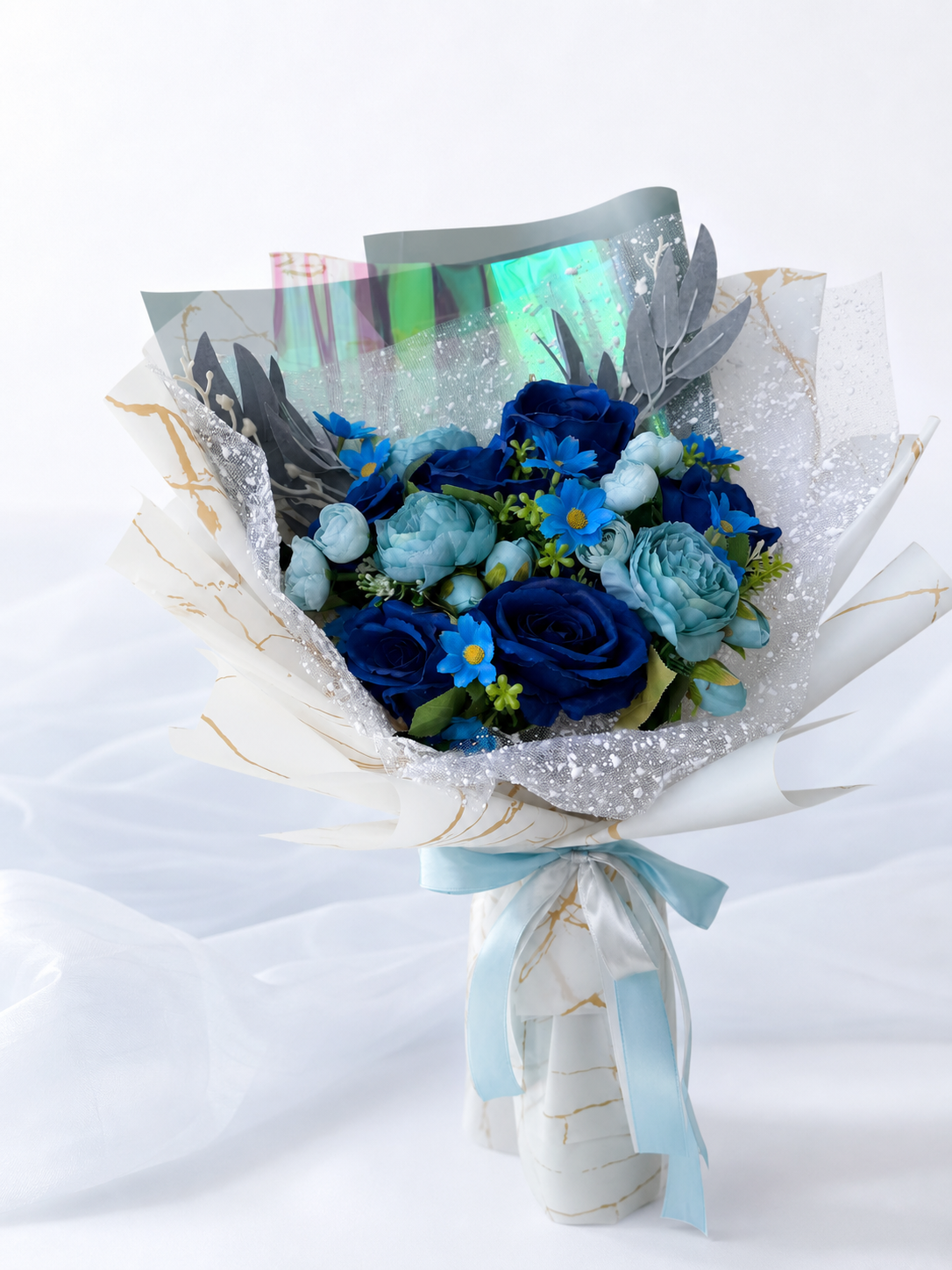 Azure Velvet Bouquet