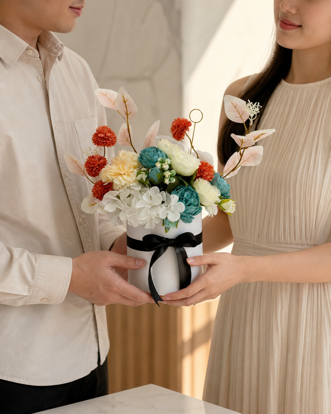 Opaline Garden Table Arrangement thumbnail 4