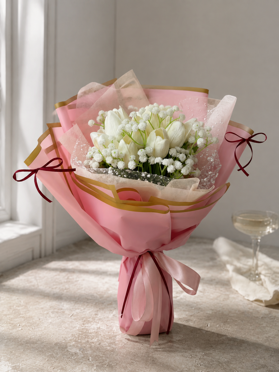 Whiti babies tulip bouquet thumbnail 5