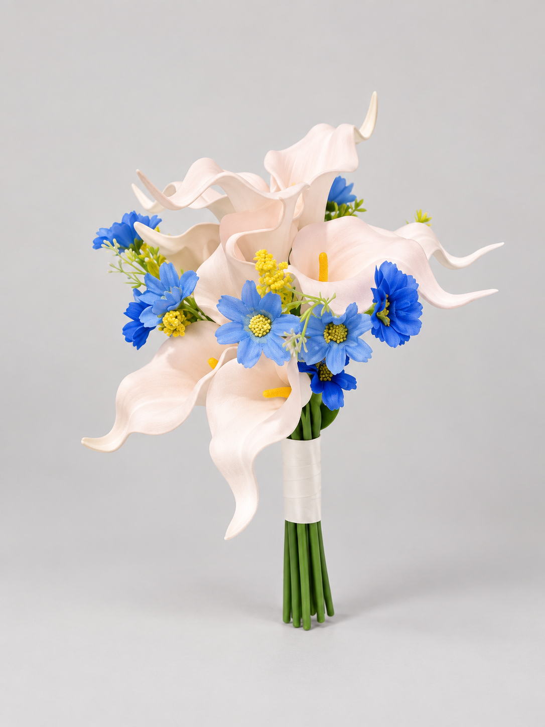 Azure Ivory Calla Bouquet thumbnail 3