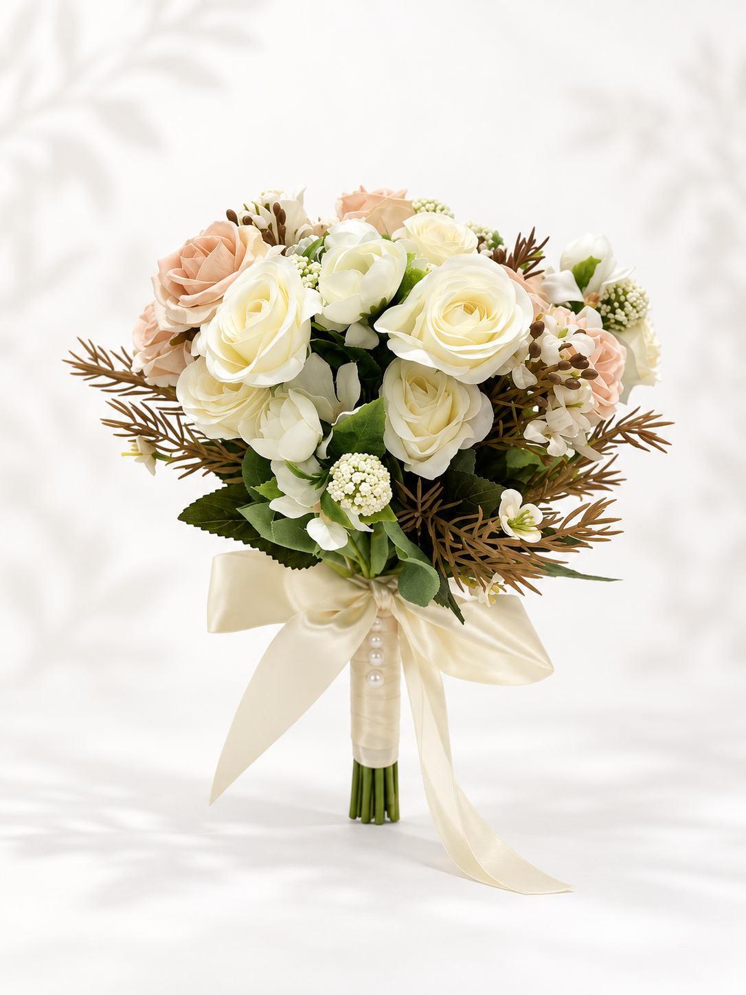 Ivory Blush Garden Bouquet