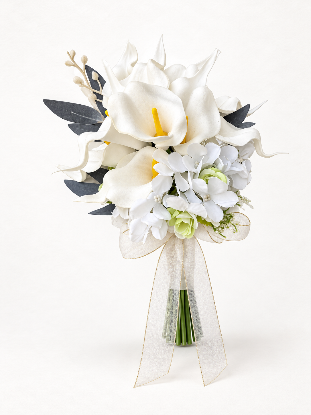 Ivory Calla Pearl Bouquet foto 1